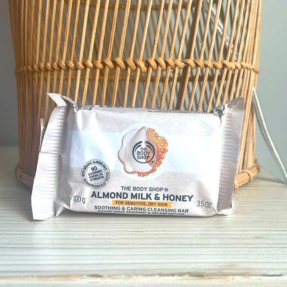 The Body Shop Almond Milk and Honey Soap Bar 3.5oz